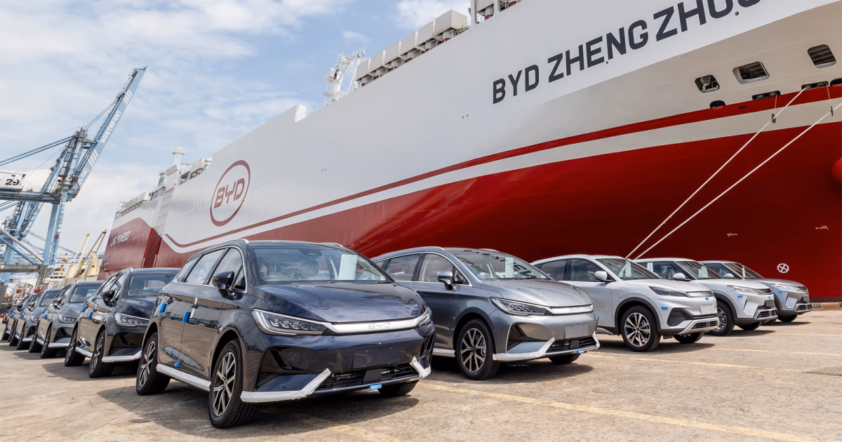 Xe Điện Trung Quốc Bùng Nổ: Xuất Khẩu Gần Gấp Đôi, Cạnh Tranh Toàn Cầu